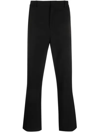 Karl Lagerfeld Gerade Hose Mit Logo-streifen In Schwarz
