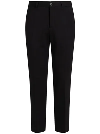 Karl Lagerfeld Punto Tailored Trousers In Black