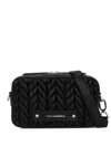 Karl Lagerfeld Quilted Cross Body Bag In Black