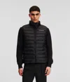 Karl Lagerfeld Lightweight Quilted Jacket In Black