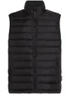 Karl Lagerfeld Quilted Gilet In Black