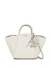 Karl Lagerfeld Quilted Handbag In White