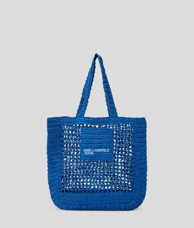 Karl Lagerfeld Raffia Shopper