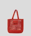 Karl Lagerfeld Raffia Shopper