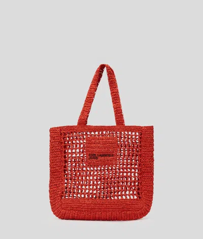 Karl Lagerfeld Raffia Shopper