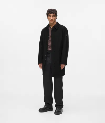 Karl Lagerfeld Rain Coat In Black