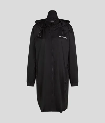Karl Lagerfeld Raincoat In Black