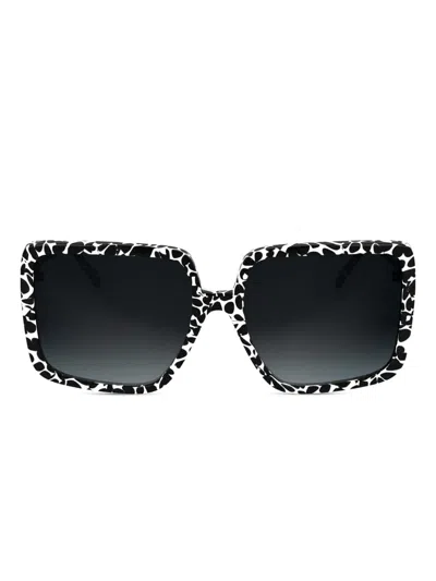 Karl Lagerfeld Sonnenbrille Mit Eckigem Gestell In Black