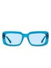 Karl Lagerfeld Rectangle-frame Sunglasses In Blue