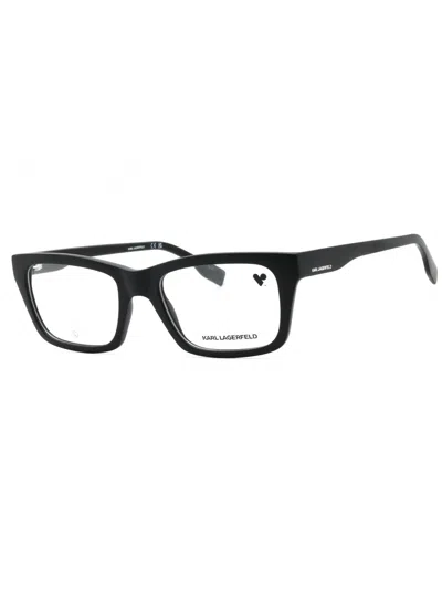 Karl Lagerfeld Rectangular Eyeglasses Kl6138 For Men In Metallic