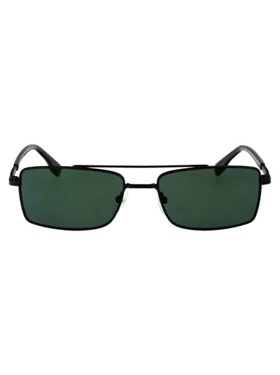Karl Lagerfeld Rectangular Frame Sunglasses In Black