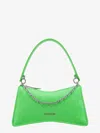 Karl Lagerfeld Recycled Material Shoulder Bag With Embossed Logo Print In Green