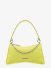 Karl Lagerfeld Recycled Material Shoulder Bag With Embossed Logo Print In Yellow