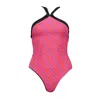 Karl Lagerfeld Red Elastane Swimwear In Multi