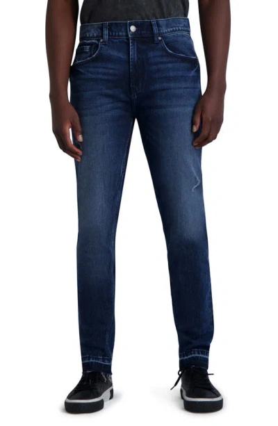 Karl Lagerfeld Relase Hem Slim Fit Jeans In Dark Blue