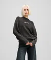 Karl Lagerfeld Relaxed-fit Sweater In Gray