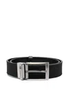Karl Lagerfeld Reversible Belt In Black