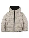 Karl Lagerfeld Reversible Down Jacket In Black