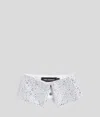 Karl Lagerfeld Rhinestone Collar Handpicked By Hun Kim