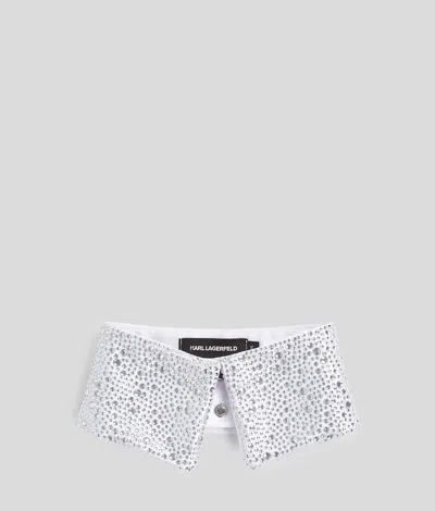 Karl Lagerfeld Rhinestone Collar Handpicked By Hun Kim