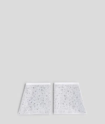 Karl Lagerfeld Rhinestone Cuffs Handpicked By Hun Kim