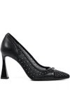 Karl Lagerfeld Rhinestone-embellished Pumps In Black