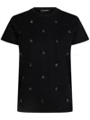 Karl Lagerfeld Rhinestone-embellished T-shirt In Black