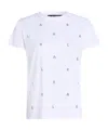 Karl Lagerfeld Rhinestone-embellished T-shirt In White