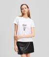 Karl Lagerfeld Rhinestone Ikon Karl T-shirt