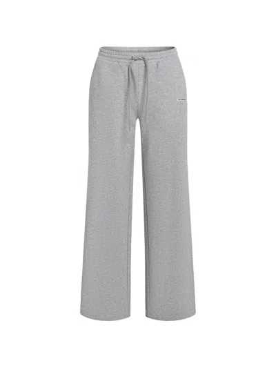 Karl Lagerfeld Rhinestone Loungewear Pants In Gray