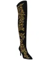 Karl Lagerfeld Rhodri Rococo Over The Knee Boot In Black