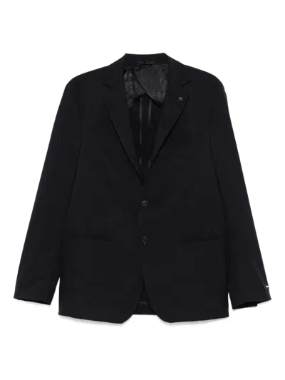 Karl Lagerfeld Ripstop Blazer In Blue
