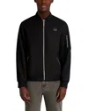 Karl Lagerfeld Ripstop Bomber Jacket In Black