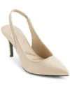 Karl Lagerfeld Paris Rosalyn Slingback Pointed Toe Pump In Dusty Nude