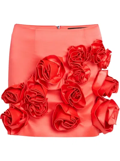 Karl Lagerfeld Karl Studio Mini Skirt In Red