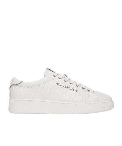 Karl Lagerfeld Round Head Low-cut Casual Shoes In White