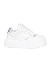 Karl Lagerfeld Round-headed Low-top Casual Shoes In White