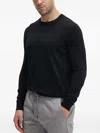 Karl Lagerfeld Round-neck Top In Black