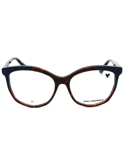 Karl Lagerfeld Round Women's Eyeglasses - Kl6154 In Brown