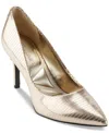 Karl Lagerfeld Paris Royale Pointed Toe Pump In Champagne