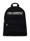 Karl Lagerfeld Large Rue St-guillaume Backpack In Black