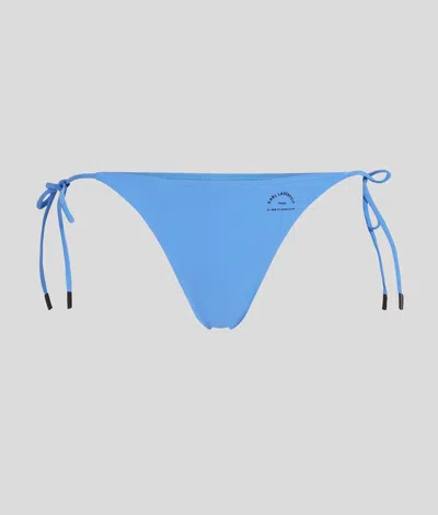 Karl Lagerfeld Rue St-guillaume Bikini Bottoms In Blue