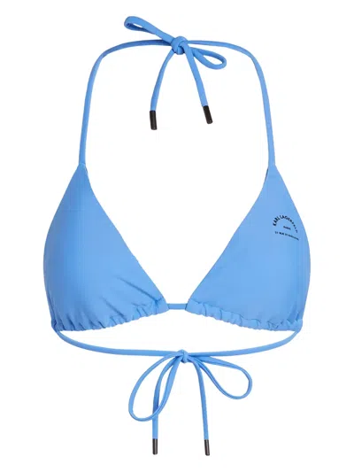Karl Lagerfeld Rue St-guillaume Bikini Top In Blue