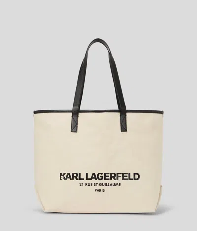 Karl Lagerfeld Rue St-guillaume Canvas Shopper