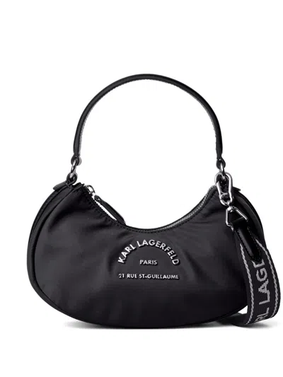 Karl Lagerfeld Rue St-guillaume Cross Body Bag In Black