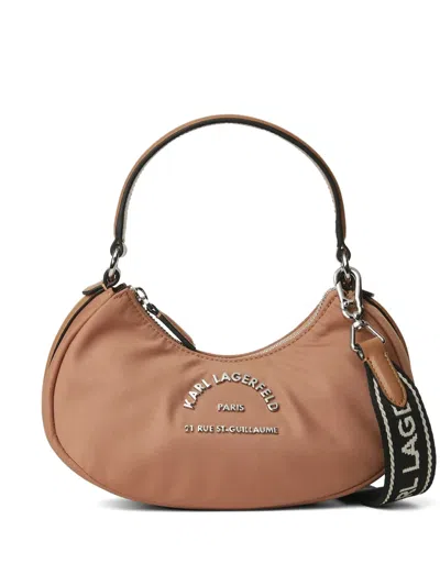 Karl Lagerfeld Rue St-guillaume Cross Body Bag In Brown