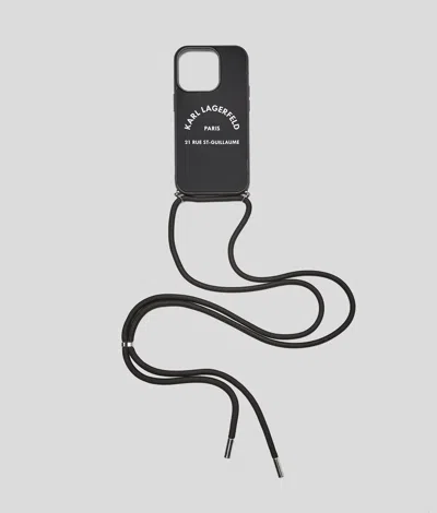Karl Lagerfeld Rue St-guillaume Crossbody Iphone 14 Pro Case