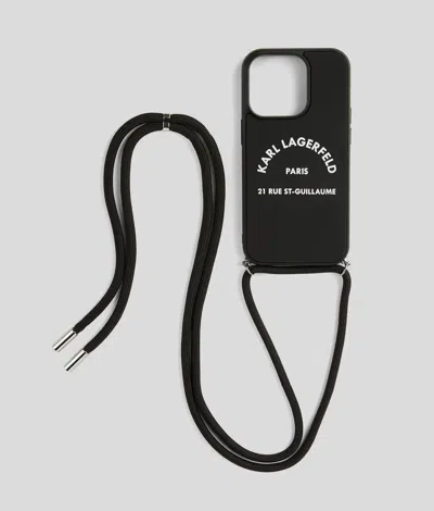 Karl Lagerfeld Rue St-guillaume Crossbody Iphone 14 Pro Max Case