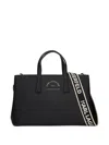 Karl Lagerfeld Rue St-guillaume Logo-plaque Tote Bag In Black