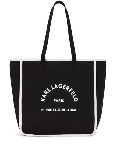 Karl Lagerfeld Rue St-guillaume Logo-print Tote Bag